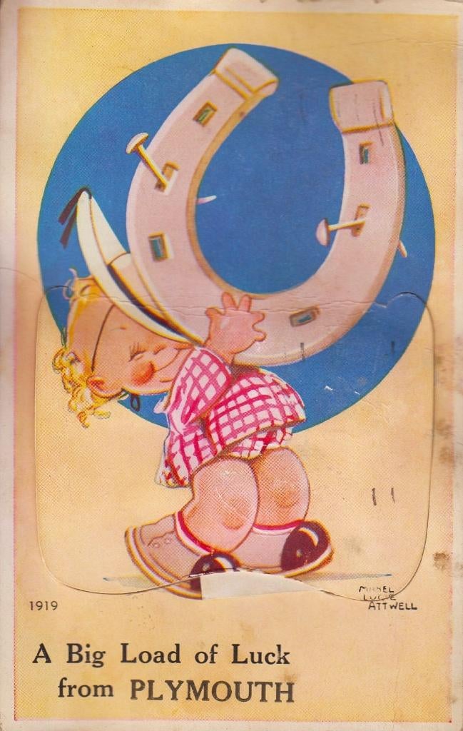 1947 - UK - Mapje Plymouth, Verzamelen, Postkaarten | Buitenland, Gelopen, Engeland, 1940 tot 1960, Verzenden