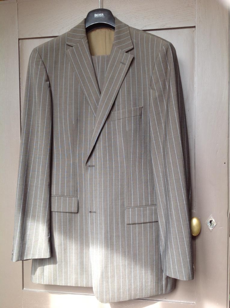 Costume Hugo Boss, Brun, Hugo Boss, Porté, Enlèvement