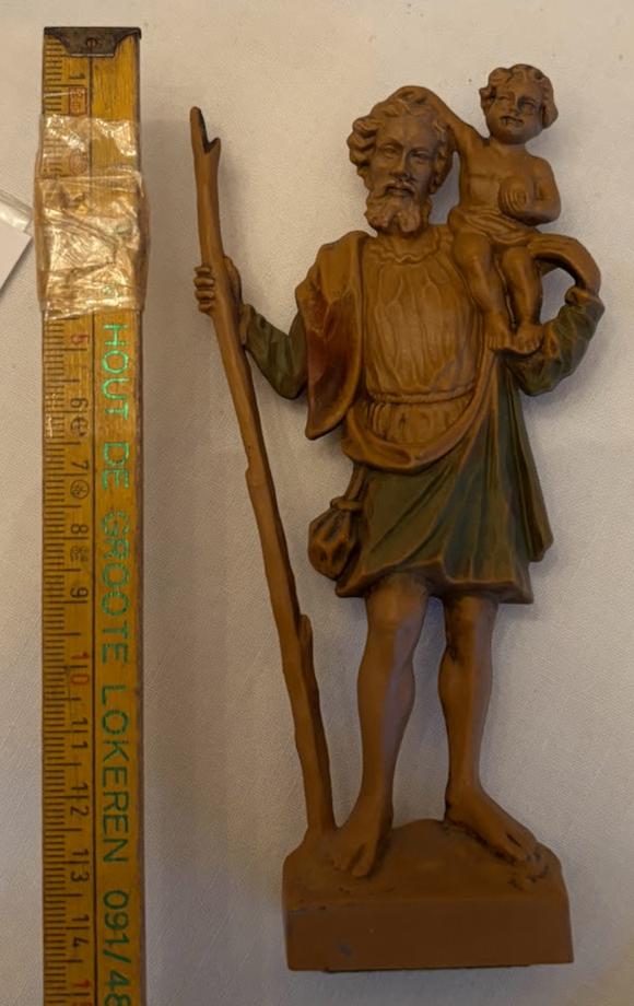 Sint Christophe beeldje, Enlèvement ou Envoi