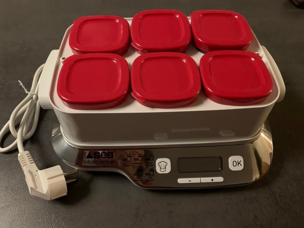 Tefal yoghurtmaker met 6 potten, Ophalen, Nieuw