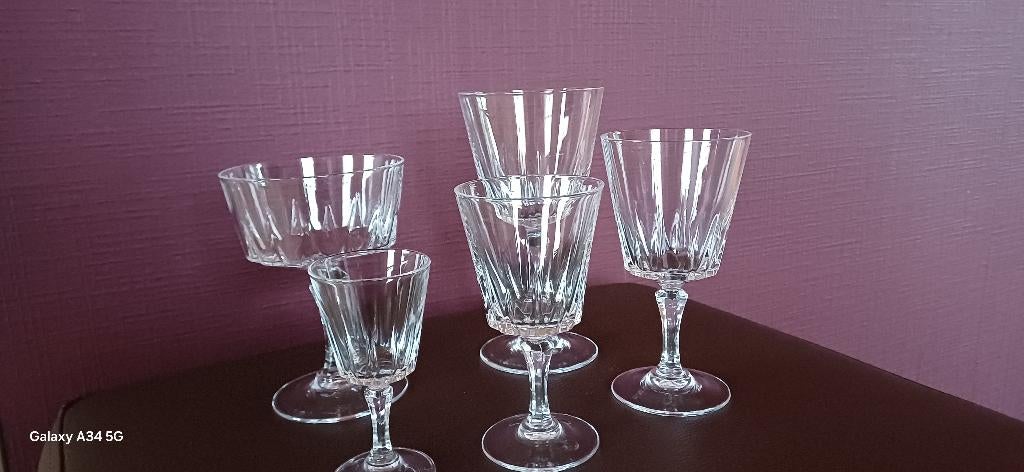 glazen servies, Verzamelen, Glas en Drinkglazen, Ophalen, Zo goed als nieuw, Overige typen