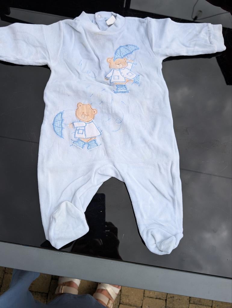 Pyjama en velours imprimé des deux côtés, Enlèvement ou Envoi, Comme neuf