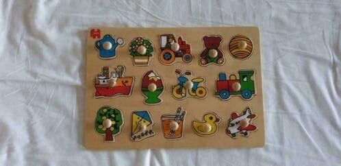 Houten inlegpuzzel, Ophalen of Verzenden, Zo goed als nieuw, Overige typen