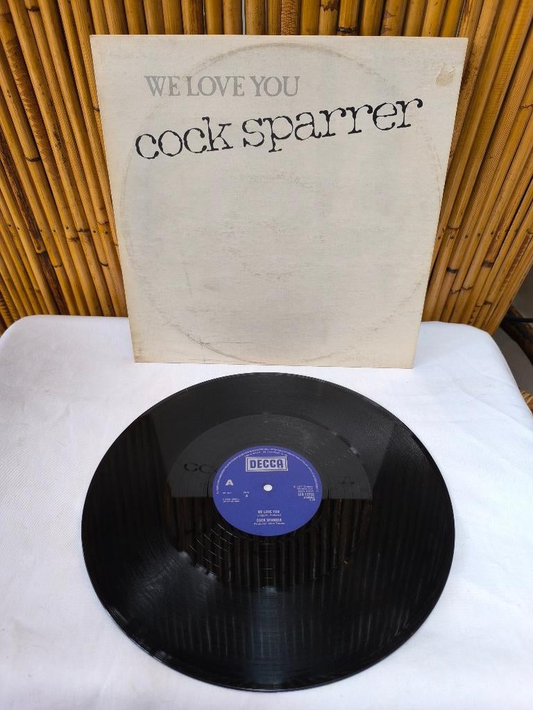 Vinyl 12" Cocksparrer „We Love You” promo LFR 13732 Oi, Ophalen of Verzenden, Gebruikt