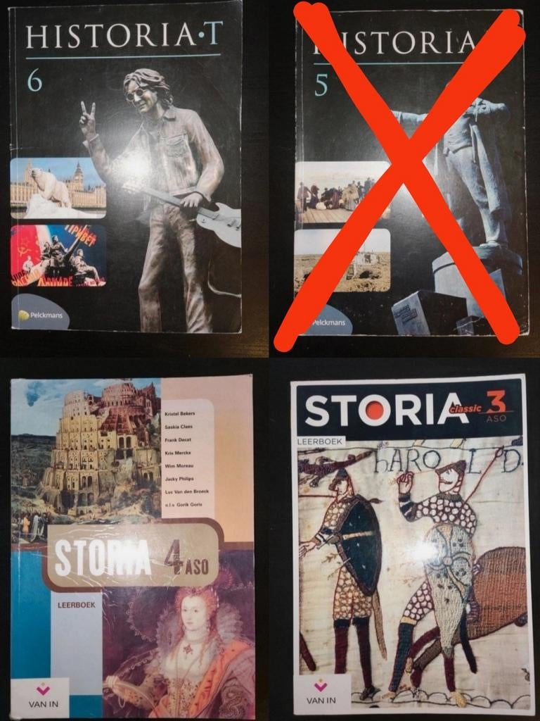 Schoolboeken Geschiedenis, Boeken, Gelezen, ASO, Geschiedenis, Diverse auteurs