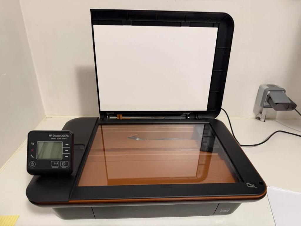 PRINTER HP 3057A alles-in-één wifi zwart, Ophalen, Zo goed als nieuw, Gekoppelde computers