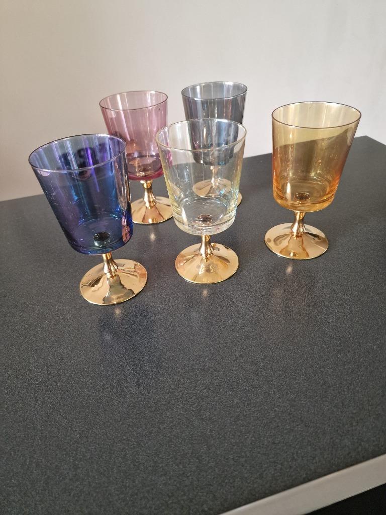 decoratieve vintage wijnglazen, Antiek en Kunst, Ophalen
