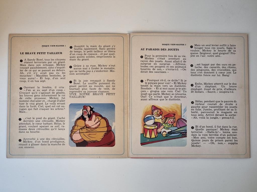 View-Master NB 528-F @ Mickey Mouse, Ophalen of Verzenden, Gebruikt