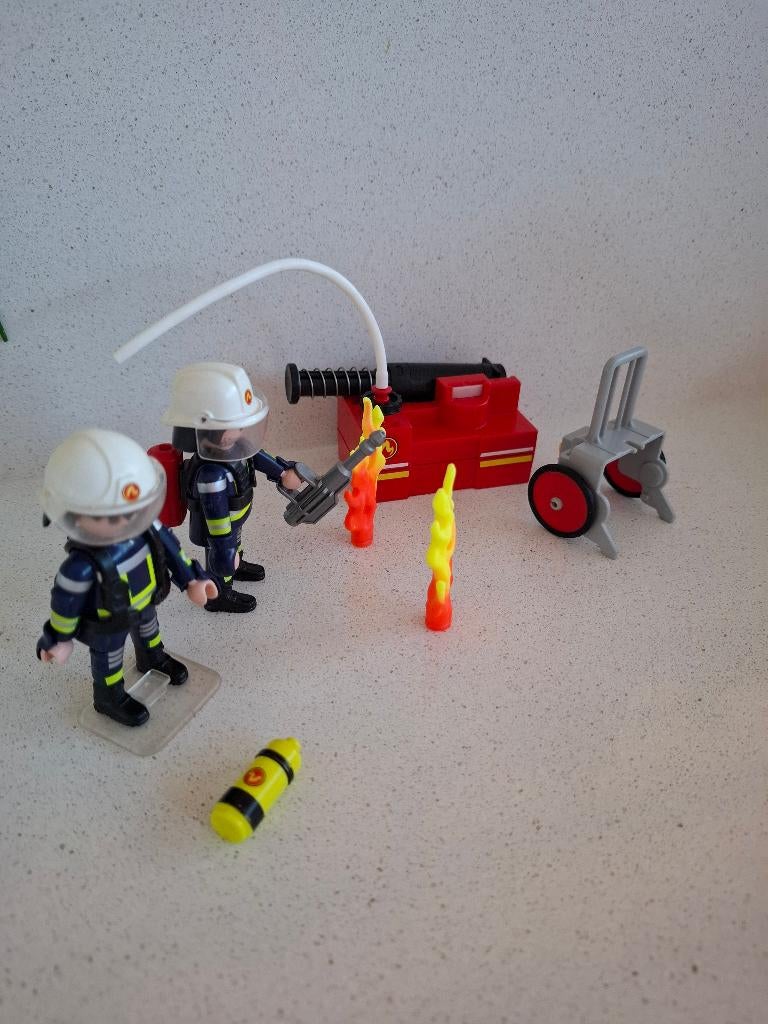 Playmobil: brandweerteam met waterpomp, Ophalen, Gebruikt, Los Playmobil