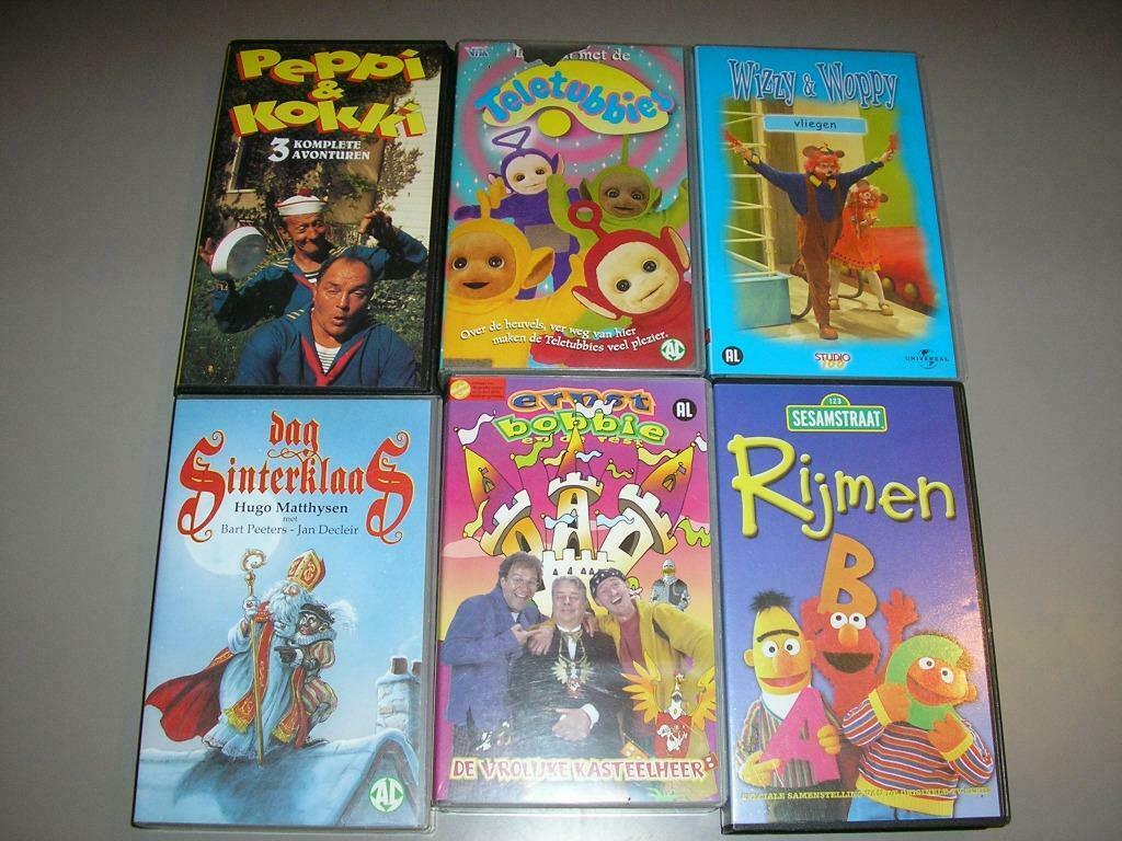 4 VHS videofilms voor kinderen, Cd's en Dvd's, VHS | Kinderen en Jeugd, Overige typen, Vanaf 6 jaar, Ophalen of Verzenden