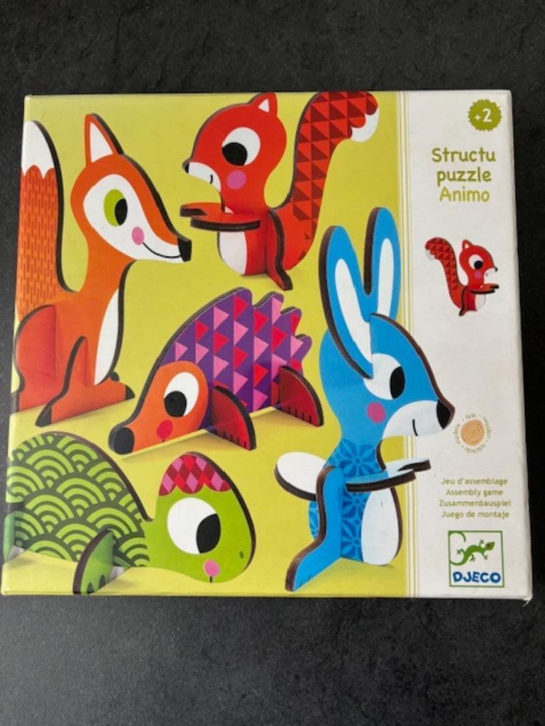 Djeco Structu puzzle Animo, Enlèvement ou Envoi, 2 à 4 ans, Utilisé, 10 à 50 pièces