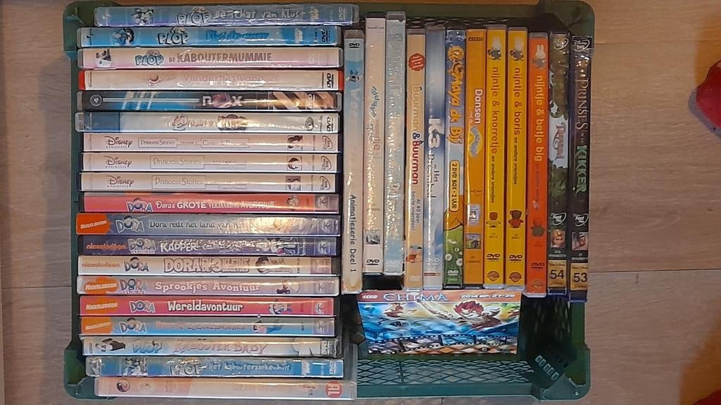 Heel pakket dvd's voor kinderen 6€ voor het hele pakket, Enlèvement ou Envoi, Dessin animé, Tous les âges, Américain