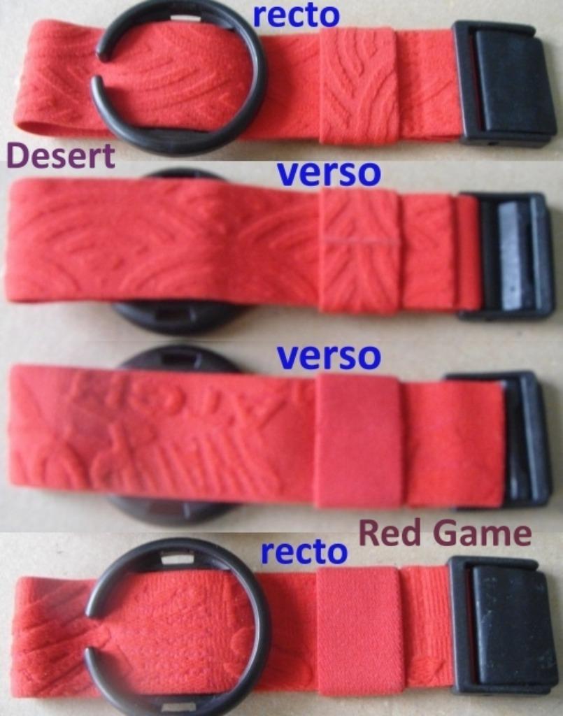 Bracelet Pop Swatch rouge: "Red Game" - "Desert" APWB145/135, Enlèvement ou Envoi, Neuf, Rouge, Autres matériaux