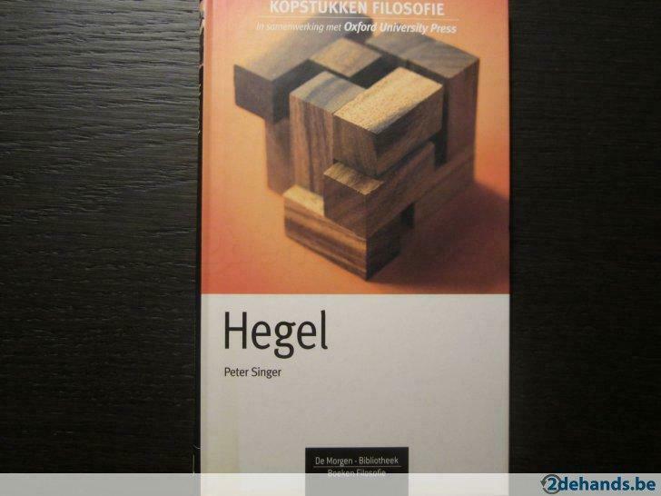 Hegel ( Peter Singer ), Livres, Philosophie, Utilisé, Enlèvement ou Envoi