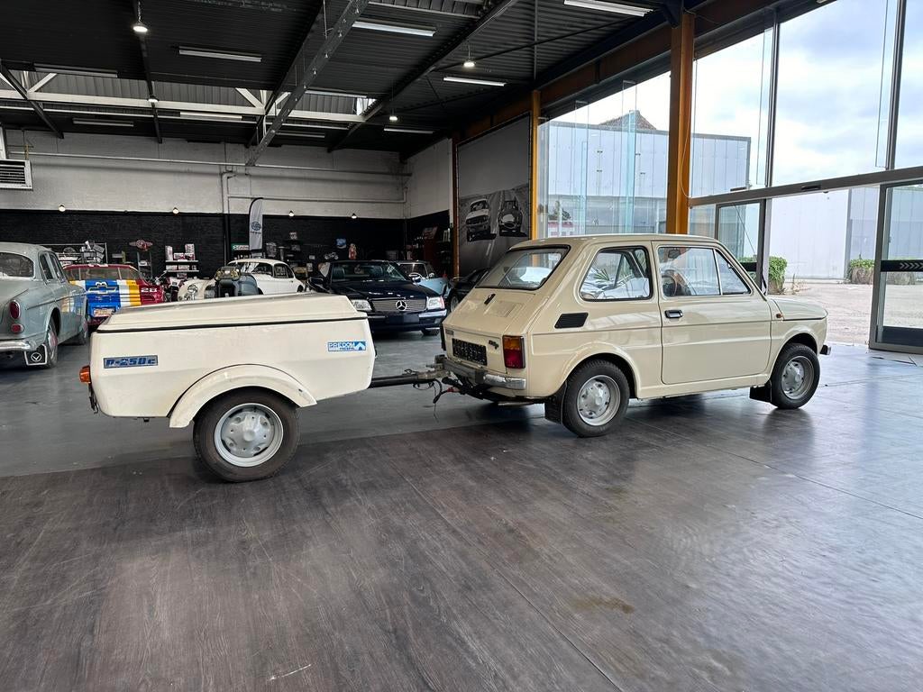Fiat 126 Polski - 1978 - 650cc - startklaar ! Met remork !, foto 6