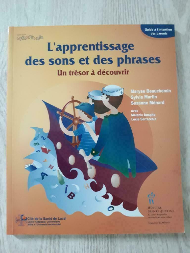 L'apprentissage des sons et des phrases, Enlèvement ou Envoi, Comme neuf, Français