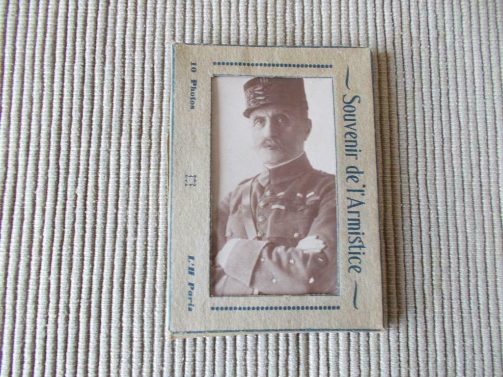 Pochette 10 photos (10X7) souvenir Armistice 14/18, Verzamelen, Verzenden, Foto of Poster