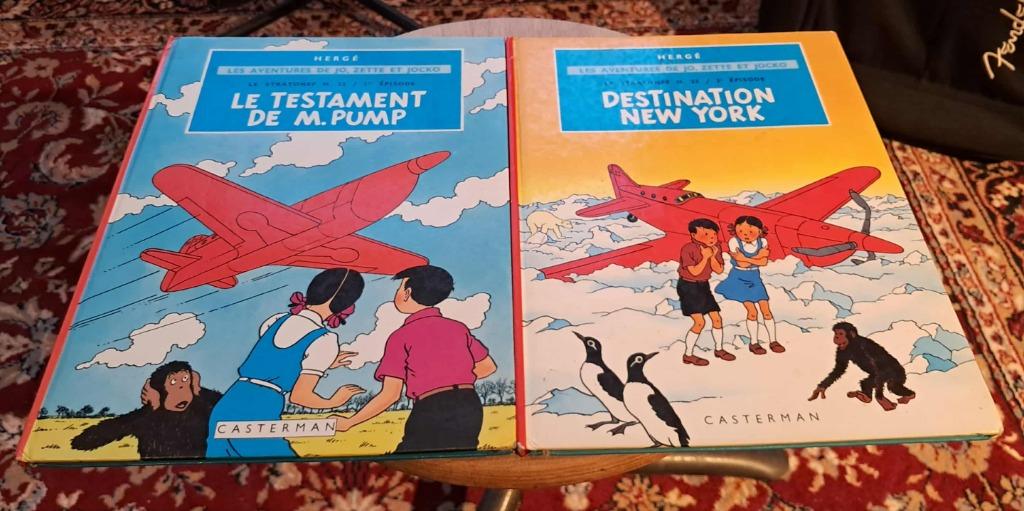Jo, Zette et Jocko - Album 1 et 2, Plusieurs BD, Enlèvement ou Envoi, Utilisé, Hergé.
