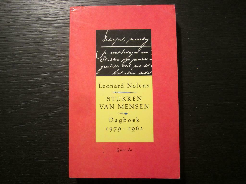 Stukken van mensen  Dagboek 1979-1982  Leonard Nolens, Ophalen of Verzenden