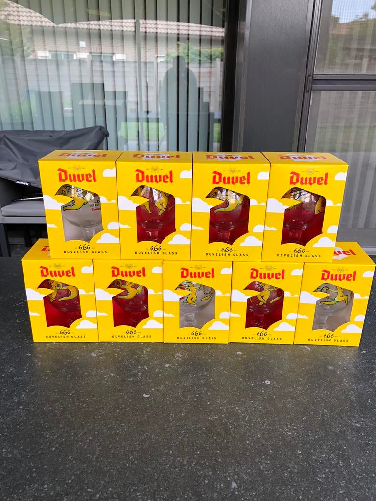 Duvel glazen 6,66, Verzamelen, Ophalen of Verzenden, Nieuw, Duvel