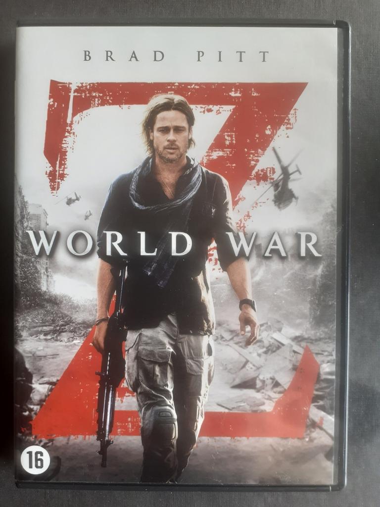 World war Z - Brad Pitt, Vanaf 16 jaar, Ophalen of Verzenden, Zo goed als nieuw, Vampiers of Zombies