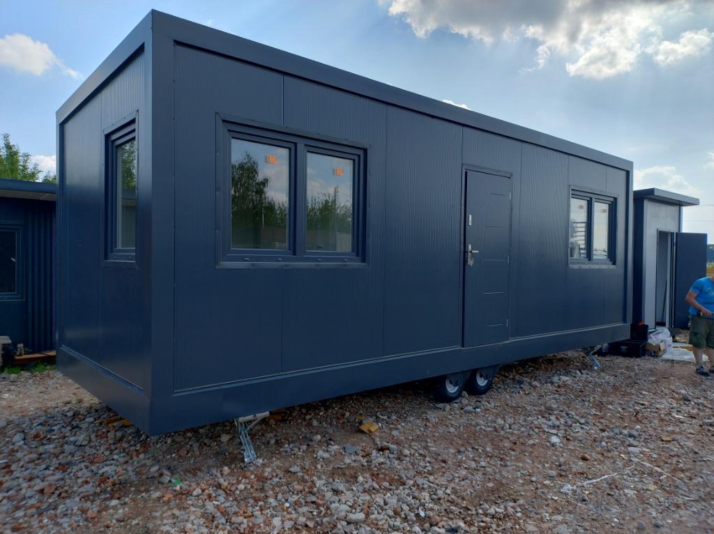 Tiny House 8x3m / Wooncontainer / stacaravan / Mobile home, Immo, Huizen en Appartementen te koop