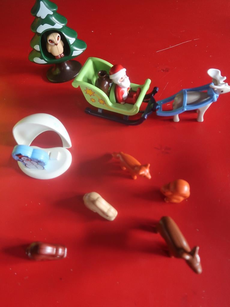 playmobil 123 kerstman met slee, Ophalen of Verzenden, Zo goed als nieuw