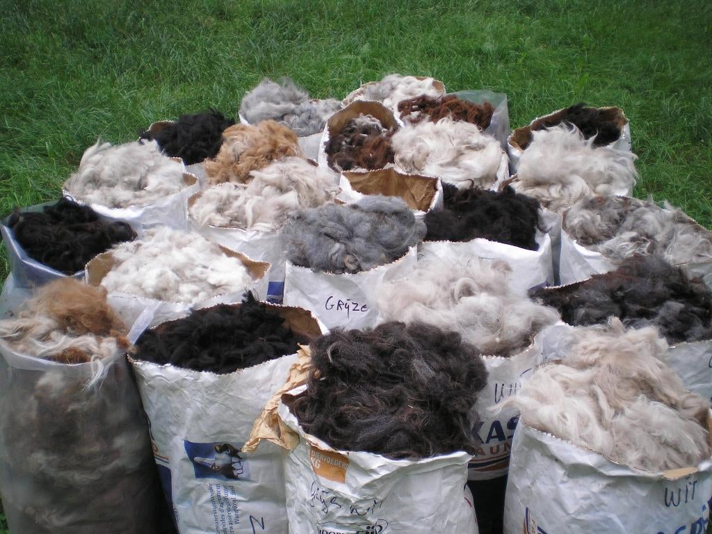 alpaca wol, Hobby en Vrije tijd, Ophalen, Zo goed als nieuw, Spinwol