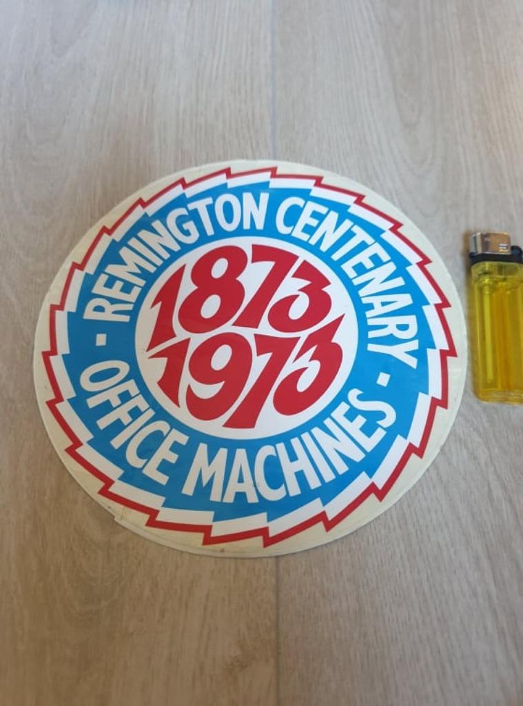 Sticker Remington 1873 - 1973, Collections, Enlèvement ou Envoi