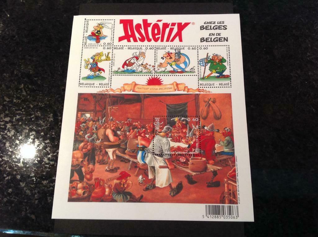 Astérix en de Belgen, Ophalen
