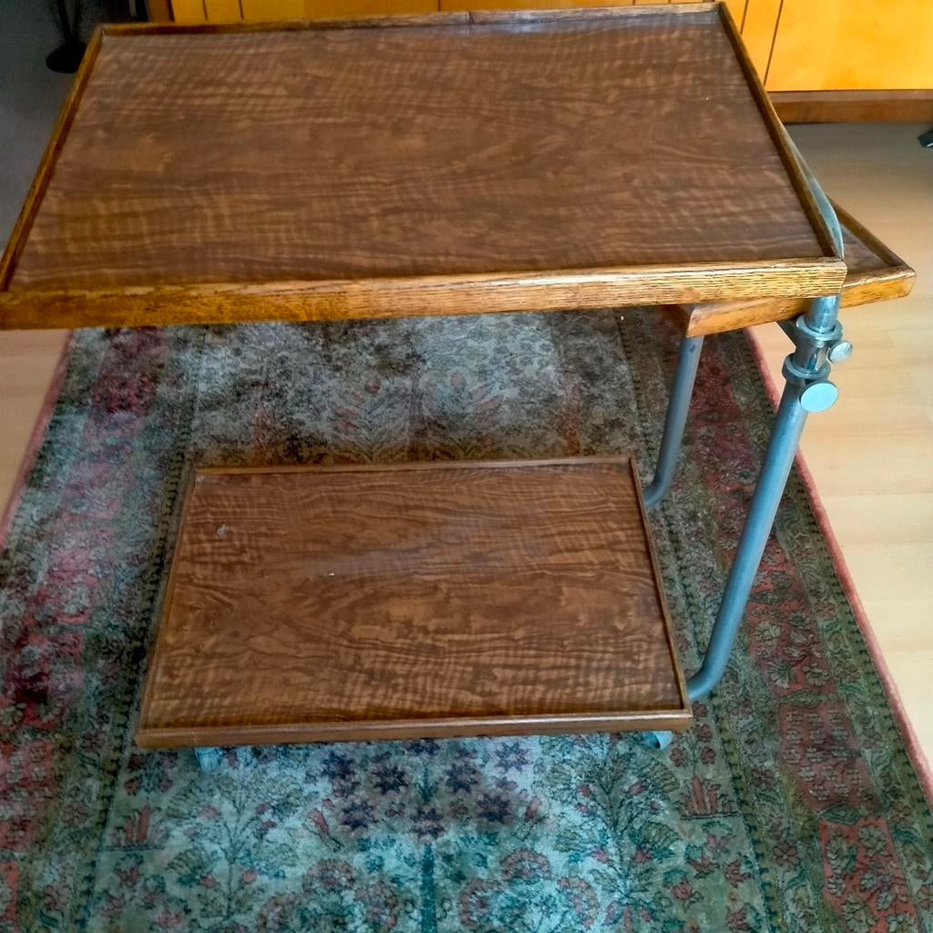 serveertafel, Huis en Inrichting, Tafels | Bijzettafels, Ophalen, Zo goed als nieuw, Hout