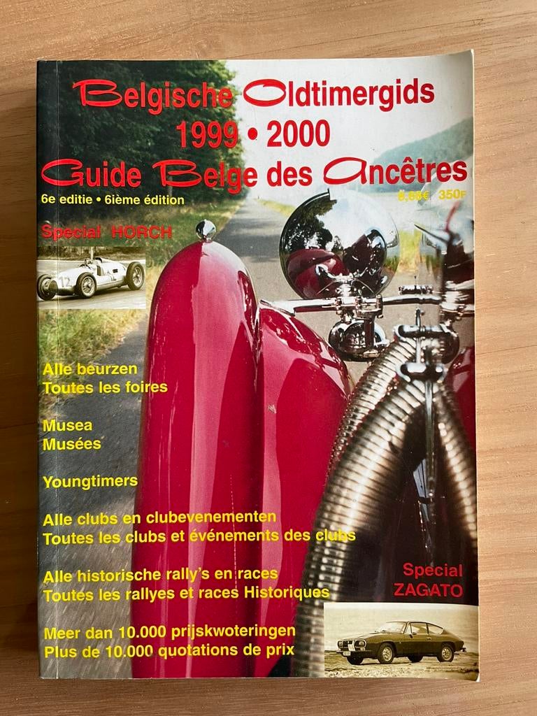 Belgische Oldtimergids 1999-2000., Ophalen of Verzenden, Zo goed als nieuw