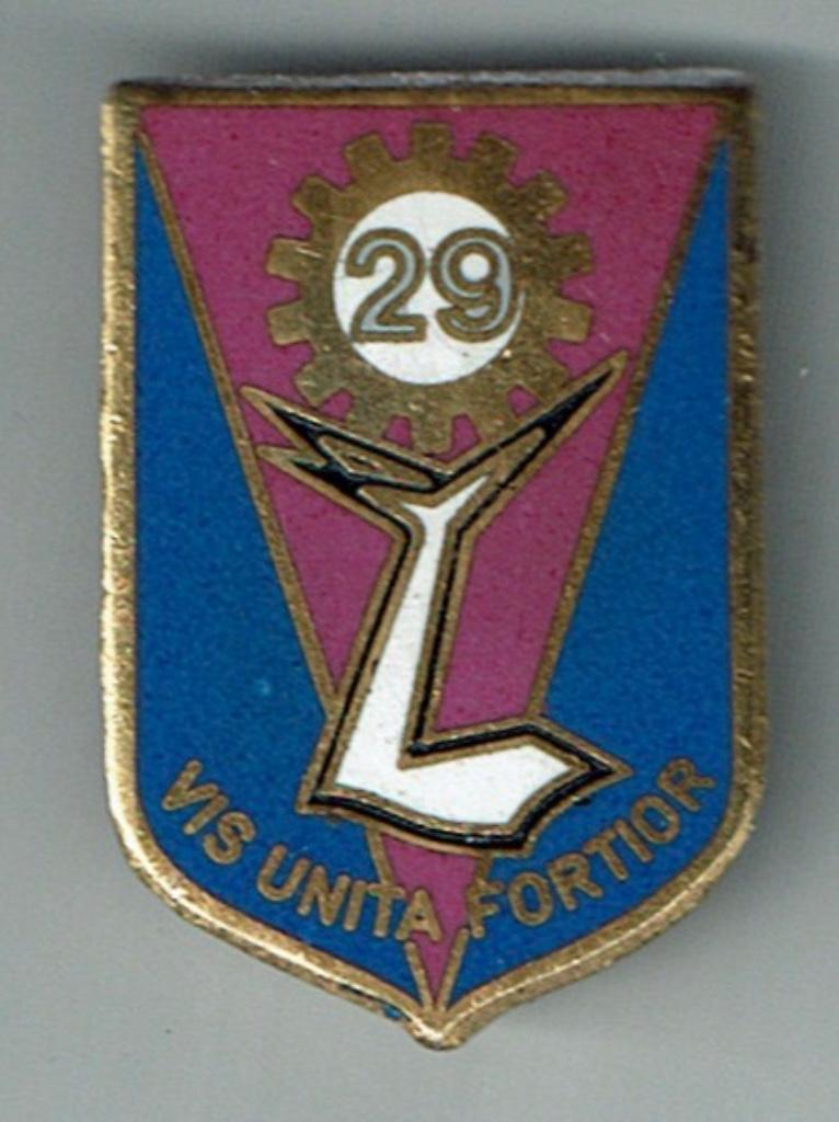 Épingle militaire 29e bataillon logistique, Envoi, Armée de terre, Emblème ou Badge