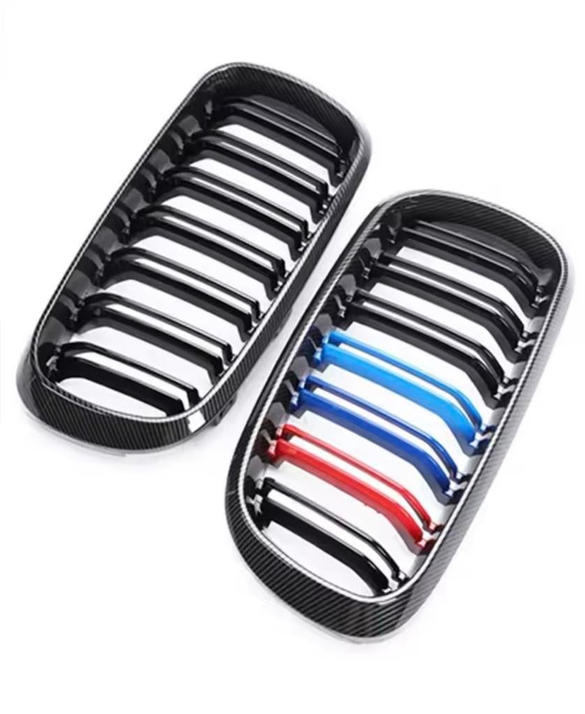 BMW X5 X6 grill calandre M style strips catbon F15 F16, Enlèvement ou Envoi