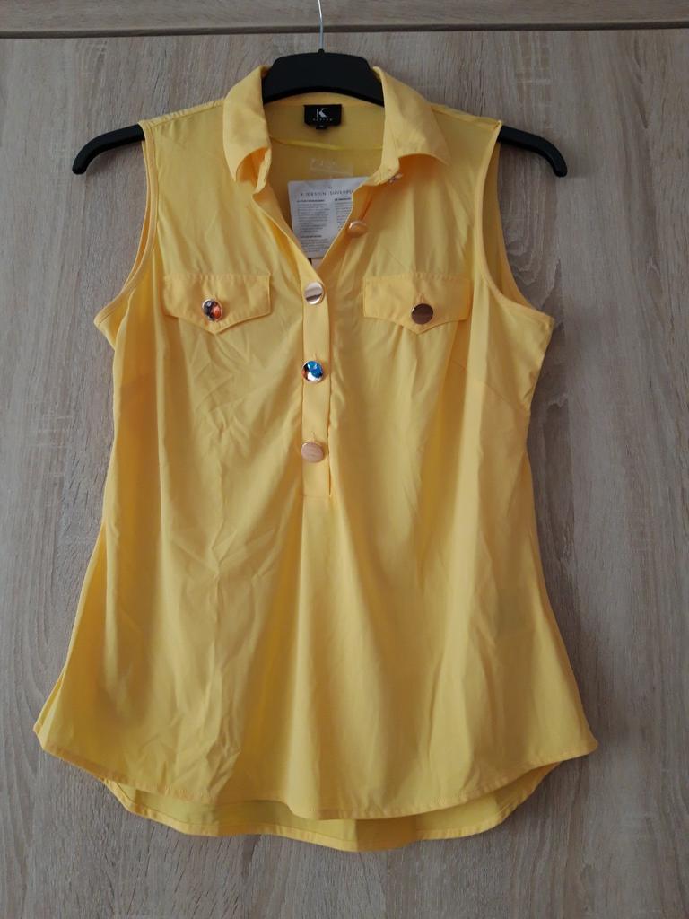 Bloesje K Design  nieuw  M, Maat 38/40 (M), K-design, Geel, Nieuw