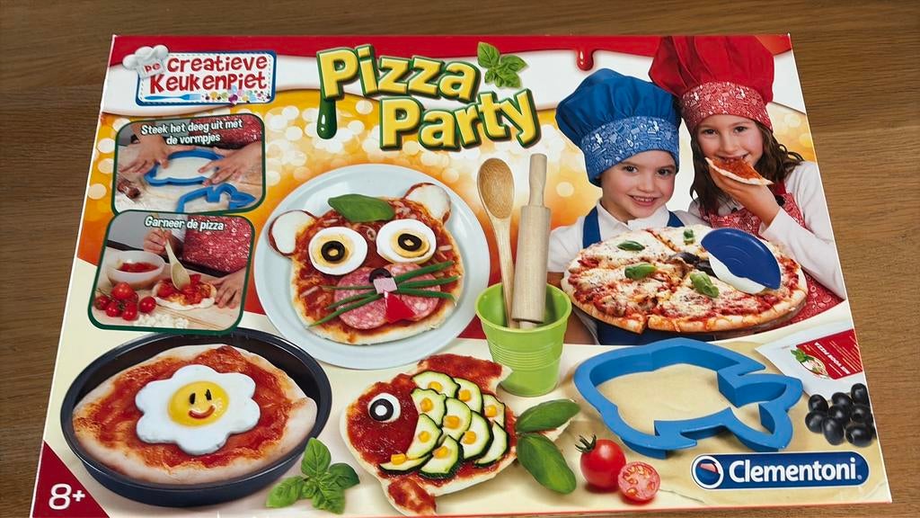 Pizza party voor kids, Ophalen