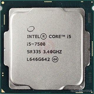 Intel core i5 7500 3,4GHz CPU, LGA 1151, Enlèvement ou Envoi, 4-core, 3 à 4 Ghz