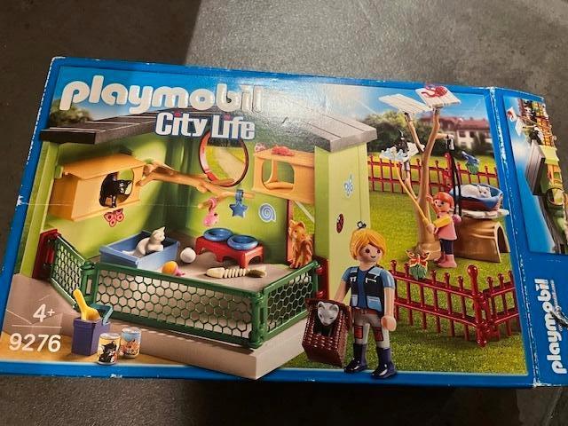 Playmobil Kattenverblijf nr 9276, Ophalen, Zo goed als nieuw, Complete set