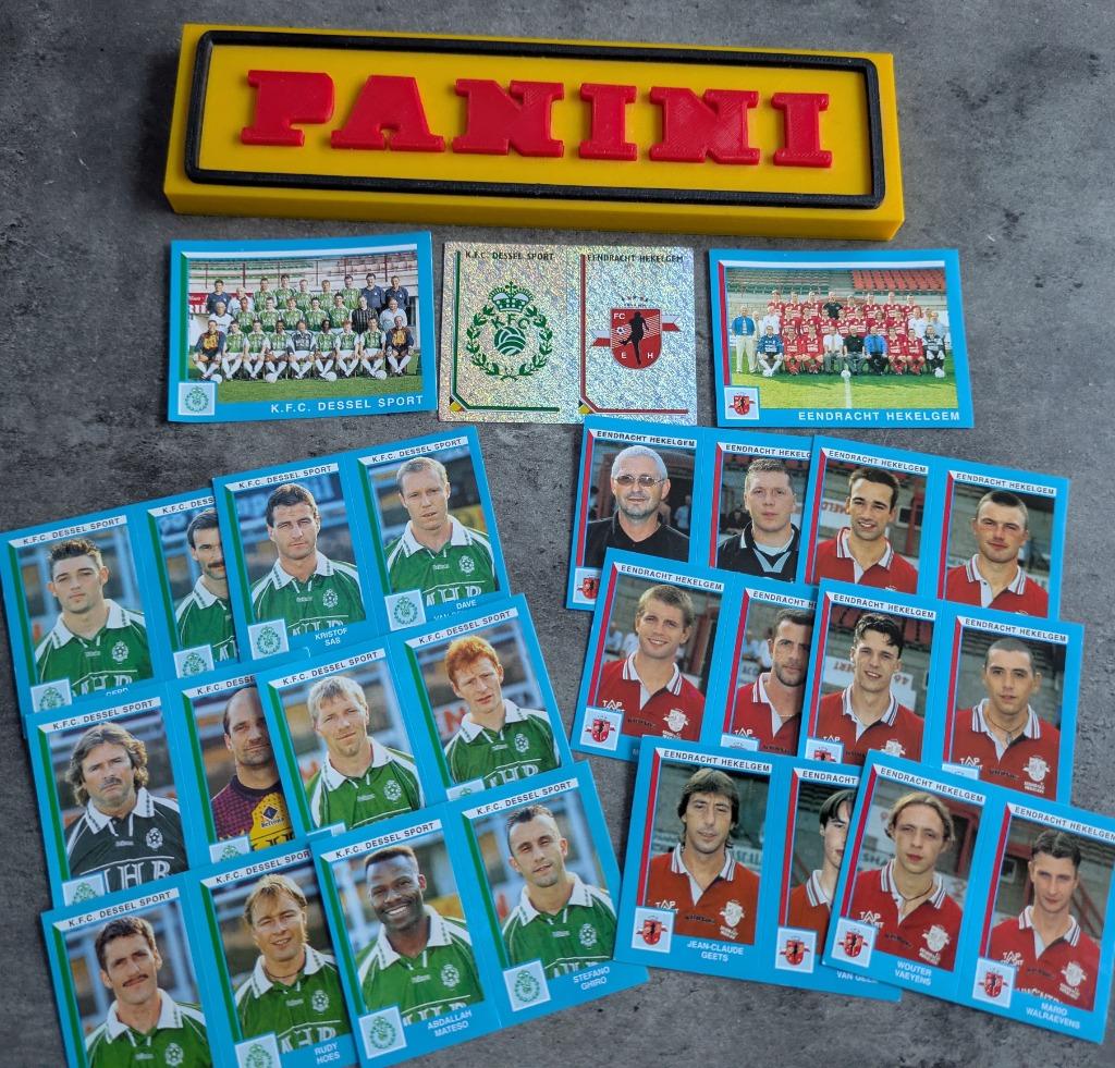 15 AUTOCOLLANTS PANINI FOOTBALL 2000 DIESEL SP/E.HEKELGEM, Envoi, Neuf