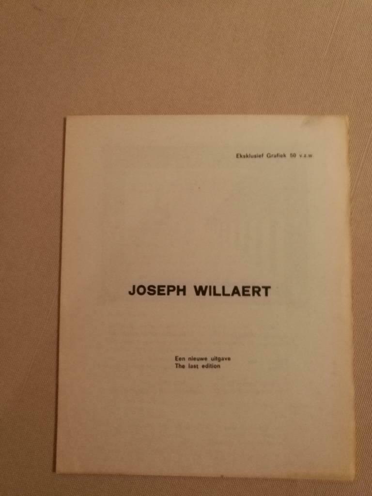 Joseph Willaert Grafiek 50 booklet, Ophalen of Verzenden, Zo goed als nieuw, Schilder- en Tekenkunst