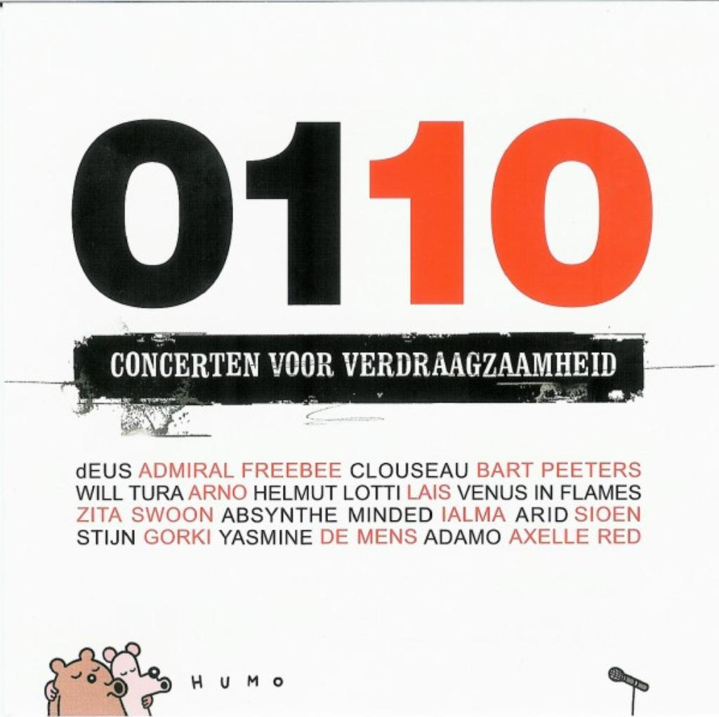 0110 Concerten Verdraagzaamheid Arno , Zita Swoon, Gorki cd, Enlèvement ou Envoi