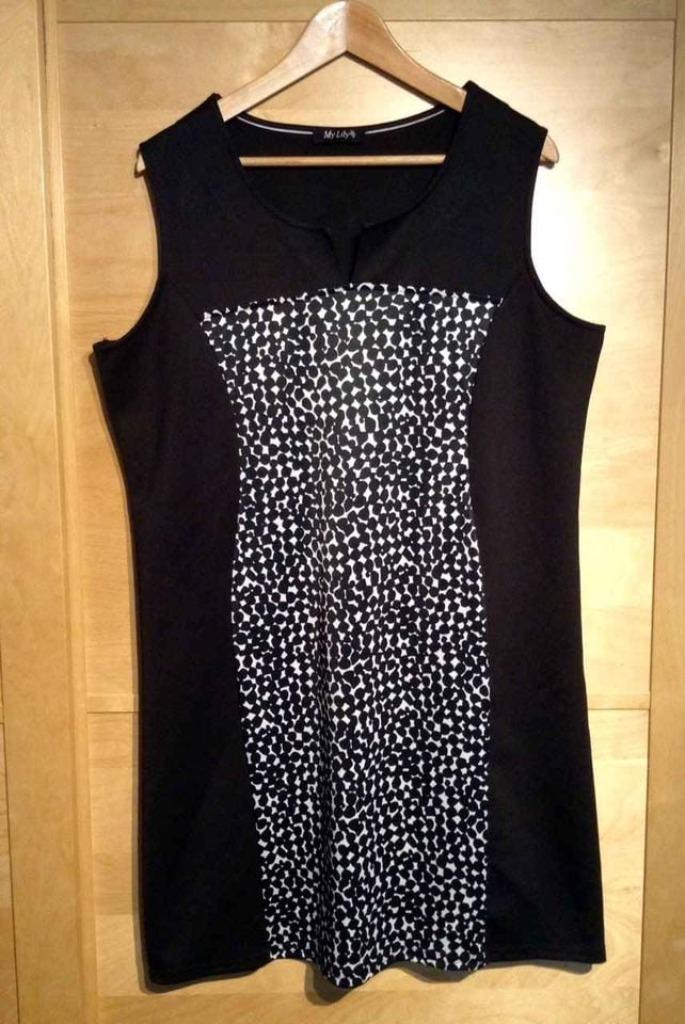 Robe noir My Lily's XL, Taille 46/48 (XL) ou plus grande, Enlèvement ou Envoi, Comme neuf, Longueur genou