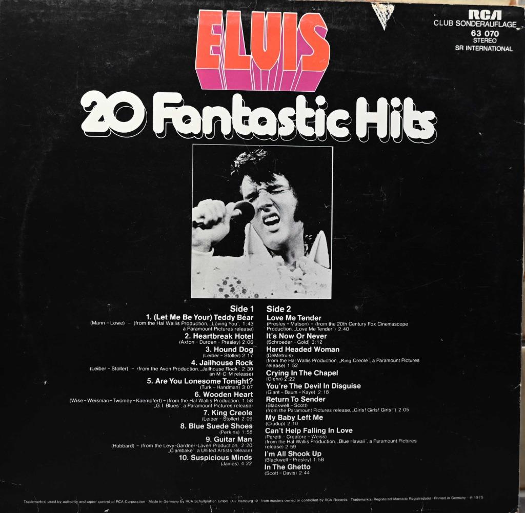 Elvis Presley - 20 fantastic hits, Ophalen of Verzenden, Gebruikt