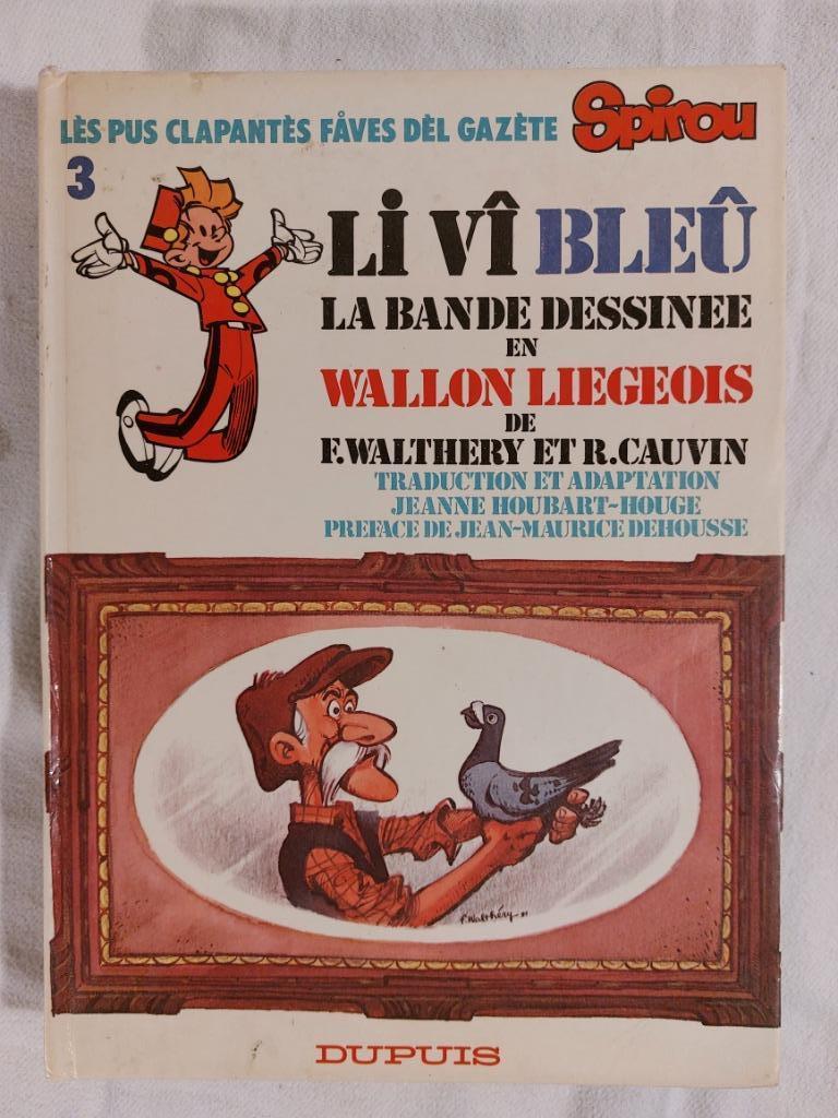 Li vî bleû - Réédition (1980) - Mauvais état, Boeken, Stripverhalen, Gelezen, Eén stripboek, Ophalen of Verzenden