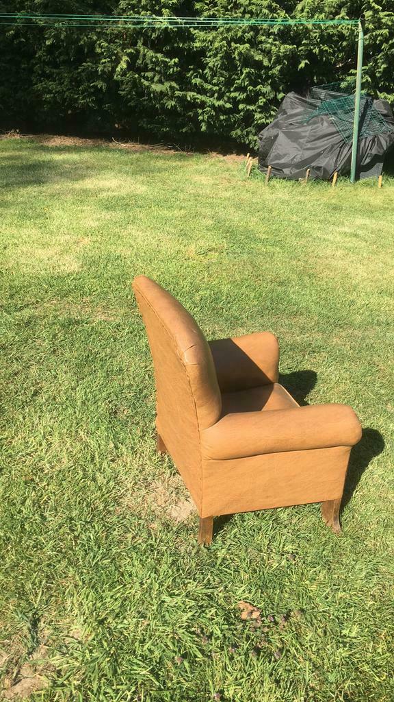 Fauteuil en cuir enfant, Maison & Meubles, Utilisé, Cuir