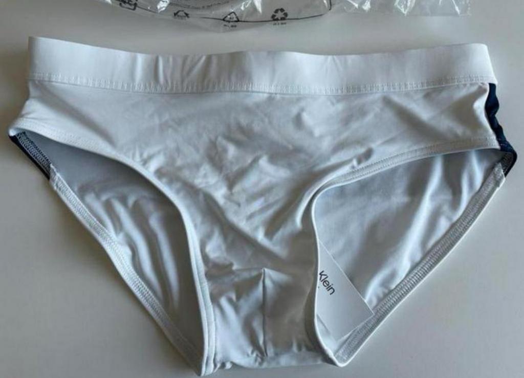Calvin Klein Zwemslip nieuw, Kleding | Heren, Badmode en Zwemkleding, Calvin Klein, Wit, Zwemslip, Verzenden