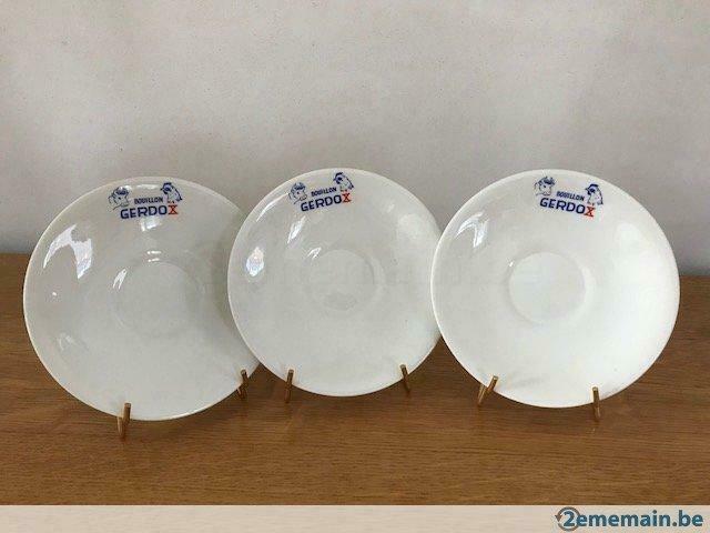 Soucoupes - Boch Keramis - Années 50-60, Antiquités & Art, Antiquités | Céramique & Poterie