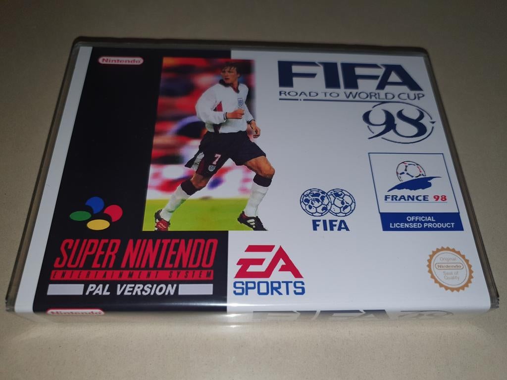 Fifa 98 SNES Game Case, Verzenden, Zo goed als nieuw
