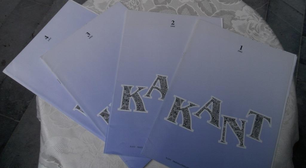 KANT-tijdschrift 1995 nr.1-2-3-4. bieden vanaf 10 euro, Hobby & Loisirs créatifs, Enlèvement ou Envoi, Comme neuf, Livre ou Revue