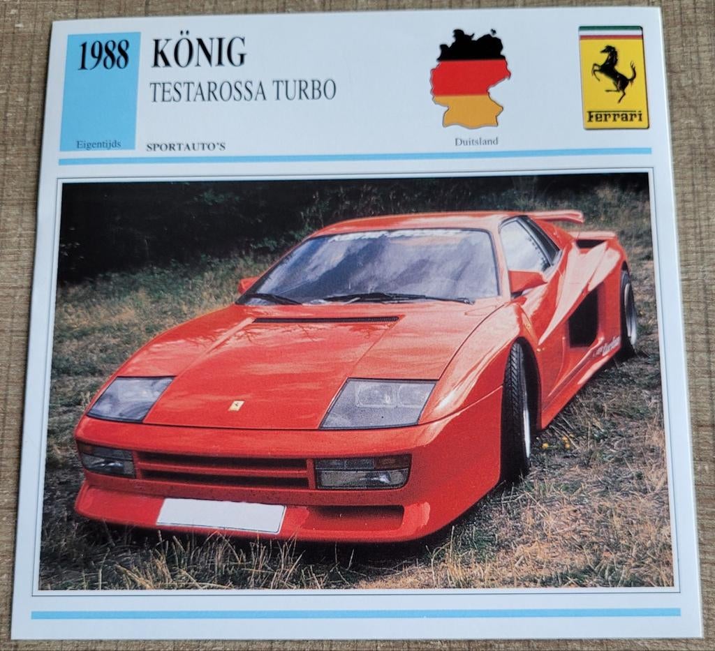 Ferrari sportauto (1988), Ophalen of Verzenden, Zo goed als nieuw, Auto's